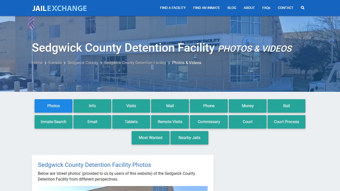 Photos & Videos - Sedgwick County Detention Facility, KS - Jail Exchange